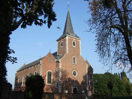 De huidige kerk van Melveren